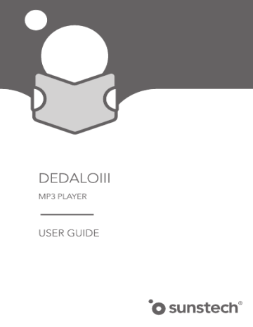 User guide | Sunstech DEDALOIII MP3 and MP4 Mode d'emploi | Fixfr