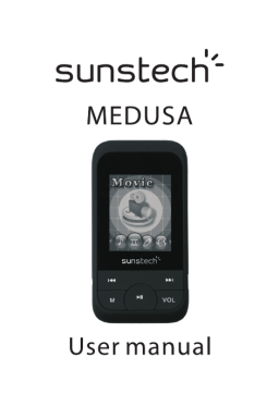 Sunstech MEDUSA MP3 and MP4 Mode d'emploi