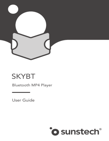 User guide | Sunstech SKYBT MP3 and MP4 Mode d'emploi | Fixfr