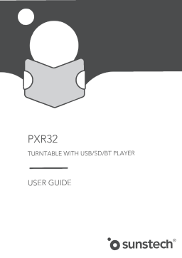 Sunstech PXR32 Turntable Mode d'emploi