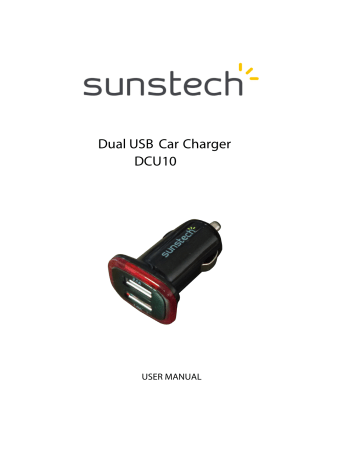 User guide | Sunstech DCU10 Adapters and charger Mode d'emploi | Fixfr