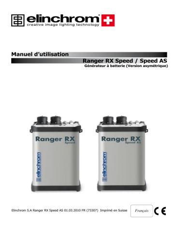 Manuel utilisateur | Elinchrom Ranger RX Speed AS User Manual | Fixfr