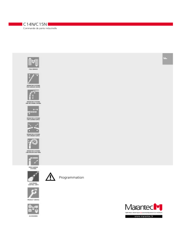 Control 14 | Control 14N | Manuel du propriétaire | Marantec Control 15N Owner's Manual | Fixfr