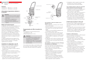 Manuel du propriétaire | Marantec Command 231 Owner's Manual | Fixfr