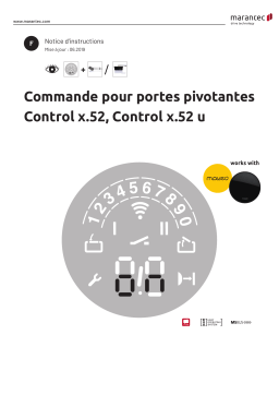 Marantec Control x.52 Owner's Manual