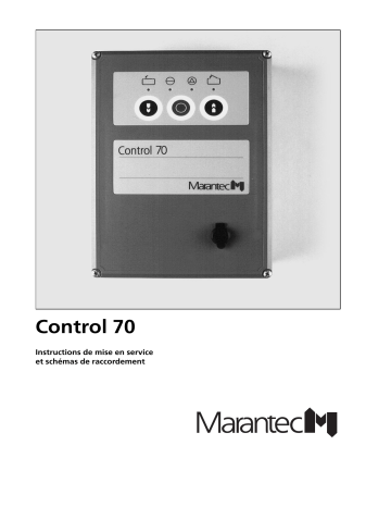 Manuel du propriétaire | Marantec Control 70 Owner's Manual | Fixfr