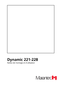 Marantec Dynamic 1 221 - 228 Owner's Manual