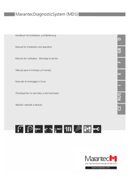 Marantec MDS IR/RS232 Manuel du propriétaire