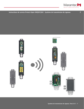 Protect-Opto 501 | Protect-Opto 500 | Manuel du propriétaire | Marantec Protect-Opto 502 Owner's Manual | Fixfr