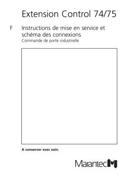 Marantec Control 75 Erweiterung Owner's Manual