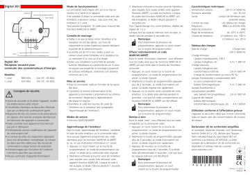 Owner's manual | Marantec Digital 361 Manuel du propriétaire | Fixfr