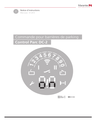 Manuel du propriétaire | Marantec Control Parc DC-2 Owner's Manual | Fixfr