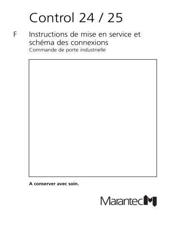 Control 24 | Manuel du propriétaire | Marantec Control 25 Owner's Manual | Fixfr