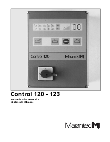 Control 120 | Control 122 | Control 121 | Manuel du propriétaire | Marantec Control 123 Owner's Manual | Fixfr