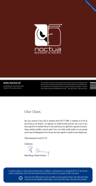 Noctua NF-F12 PWM Fan Installation Manual
