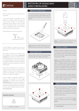 Noctua NH-L9i chromax.black CPU cooler retail Installation Manual