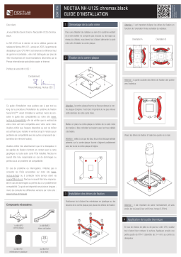 Noctua NH-U12S chromax.black CPU cooler retail Installation Manual