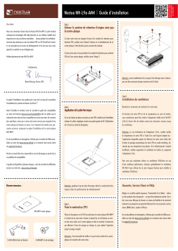 Noctua NH-L9a-AM4 CPU cooler retail Installation Manual