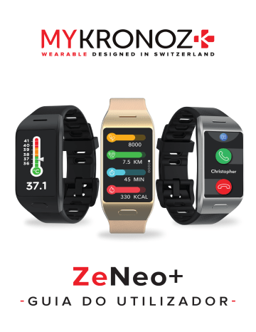 User guide | MyKronoz ZeNeo+ Smartwatch Mode d'emploi | Fixfr