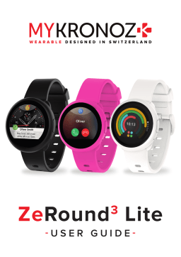 MyKronoz ZeRound3 Lite Smartwatch User Guide