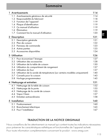 Manuel du propriétaire | Smeg C91IEA9 Piano de cuisson induction Owner's Manual | Fixfr