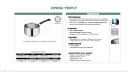 Lagostina Opéra Triply 20cm Casserole Product fiche