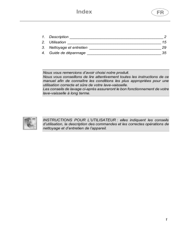 Manuel du propriétaire | Smeg STL66322LIN Lave vaisselle tout intégrable Owner's Manual | Fixfr