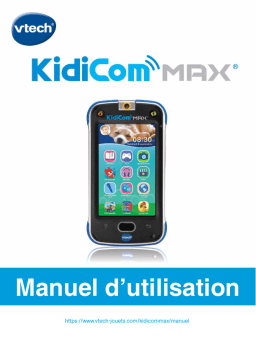 Vtech KidiCom Max Bleu Lecteur MP4 Owner's Manual