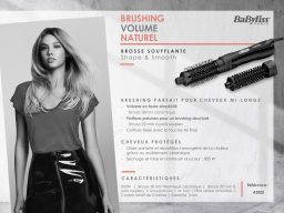 Babyliss AS82E Brosse soufflante Product fiche
