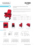 Lumene Dossier et assise Fauteuil cin&eacute;ma Product fiche