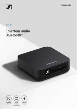 Sennheiser BT T100 Transmetteur TV Adaptateur bluetooth Product fiche