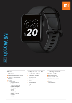 Xiaomi Mi Watch Lite Noir Montre connectée Product fiche