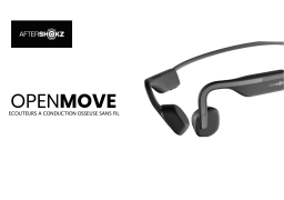 Aftershokz OpenMove Slate Grey Casque Product fiche