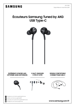 Samsung Tuned by AKG USB Type-C Blanc Ecouteurs Product fiche