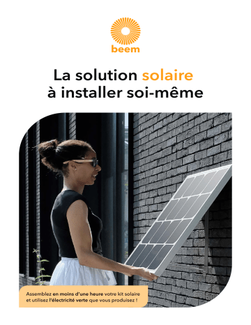 Product information | Beem Kit principal fixation murale - Floral Panneau solaire Product fiche | Fixfr