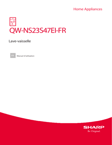 Manuel du propriétaire | Sharp QW-NS23S47EI Lave vaisselle encastrable Owner's Manual | Fixfr