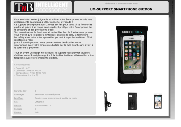 Product information | TNB pour vélo/trottinette Support smartphone Product fiche | Fixfr