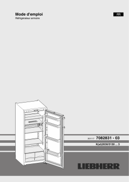 Liebherr K2630-21 Réfrigérateur 1 porte Owner's Manual