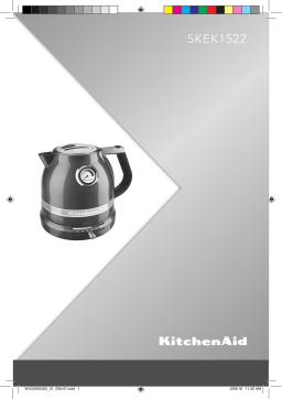Kitchenaid Artisan 5KEK1522EPP Vert Sapin Bouilloire à température réglable Owner's Manual