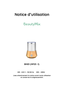 Beautymix Cosmétique BM01 Fabrication soins naturels Owner's Manual