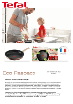 Tefal Eco Respect 28cm G2540602 Poêle Product fiche