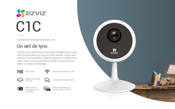 Product information | Ezviz C1C Caméra de sécurité Product fiche | Fixfr