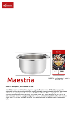 Lagostina Maestria diam 16cm inox Casserole Product fiche