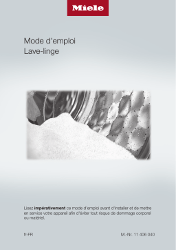 Miele WCI 960 WCS Lave linge hublot Owner's Manual