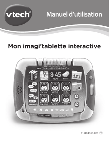 Manuel du propriétaire | Vtech Mon imagi'tablette interactive Livre musical Owner's Manual | Fixfr