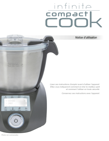 Manuel du propriétaire | Best Of Tv Compact Cook INFINITE Robot cuiseur Owner's Manual | Fixfr
