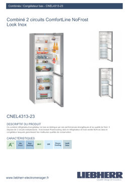 Liebherr CNEL4313-23 Réfrigérateur combiné Product fiche