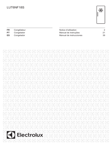 Owner's manual | Electrolux LUT6NF18S Congélateur encastrable Manuel du propriétaire | Fixfr