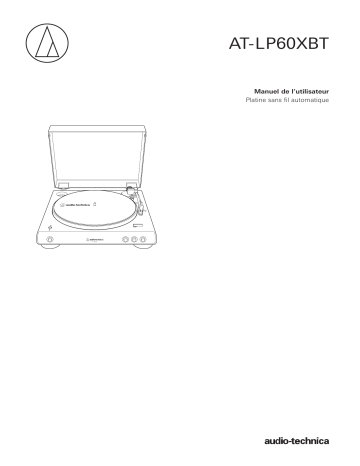 Manuel du propriétaire | Audio Technica AT-LP60XBTWH Platine vinyle Owner's Manual | Fixfr