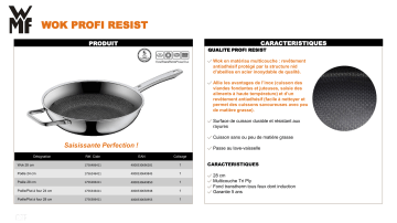 Product information | WMF Profi Resist diam28 cm Product fiche | Fixfr